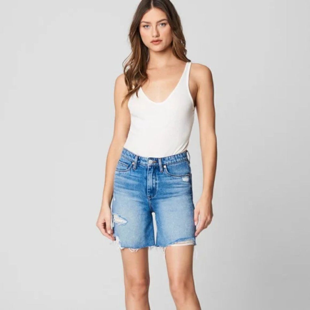 NEW! Blank NYC | 'The Warren' Longline Distressed Shorts - [size 30]